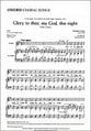 Glory to Thee My God This Night Four-Part choral sheet music cover